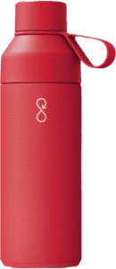 Ocean Bottle in Rot, gravierbar mit Firmenlogo