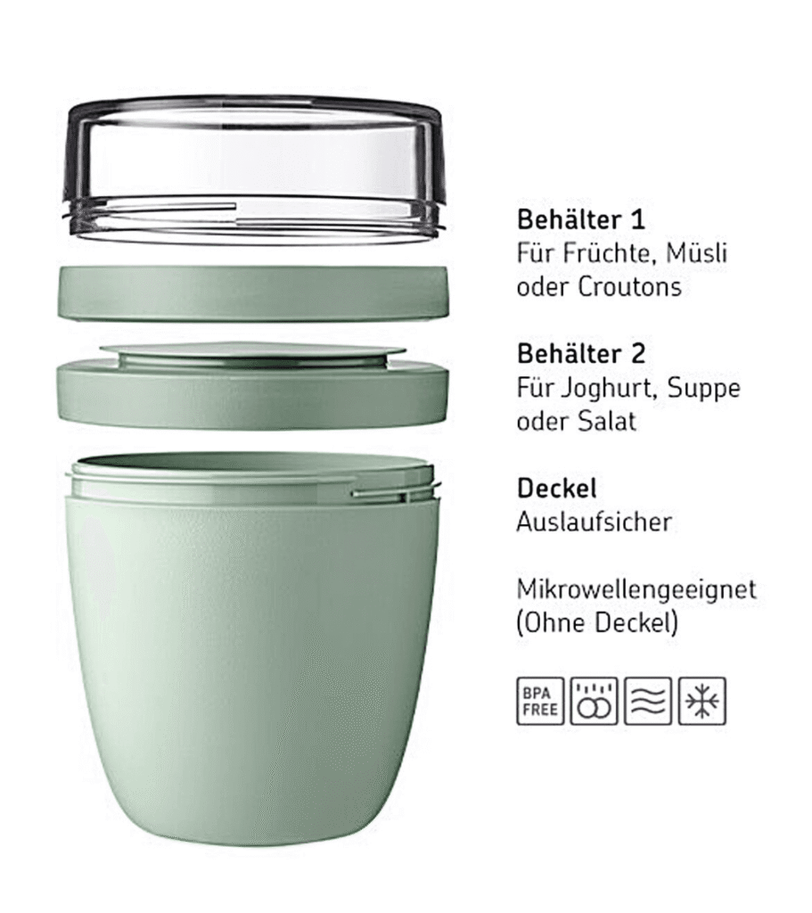 Mepal Lunchpod Ellipse Salbeigrün
