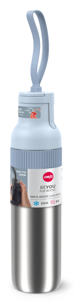 beYou Flip Bottle 0,7 L Eisblau