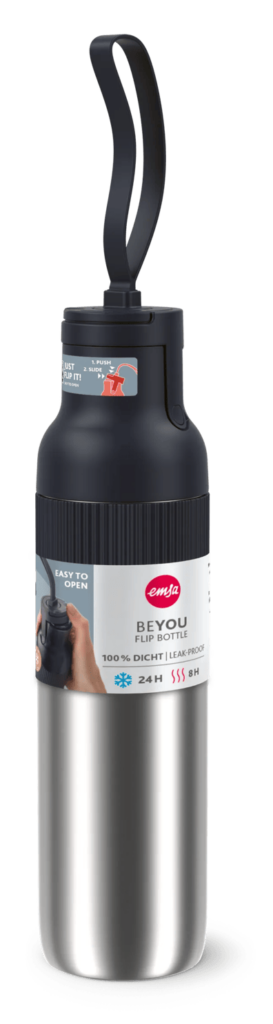 beYou Flip Bottle 0,7 L Mitternachtsblau