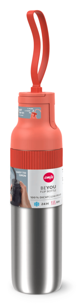 beYou Flip Bottle 0,7 L Orange