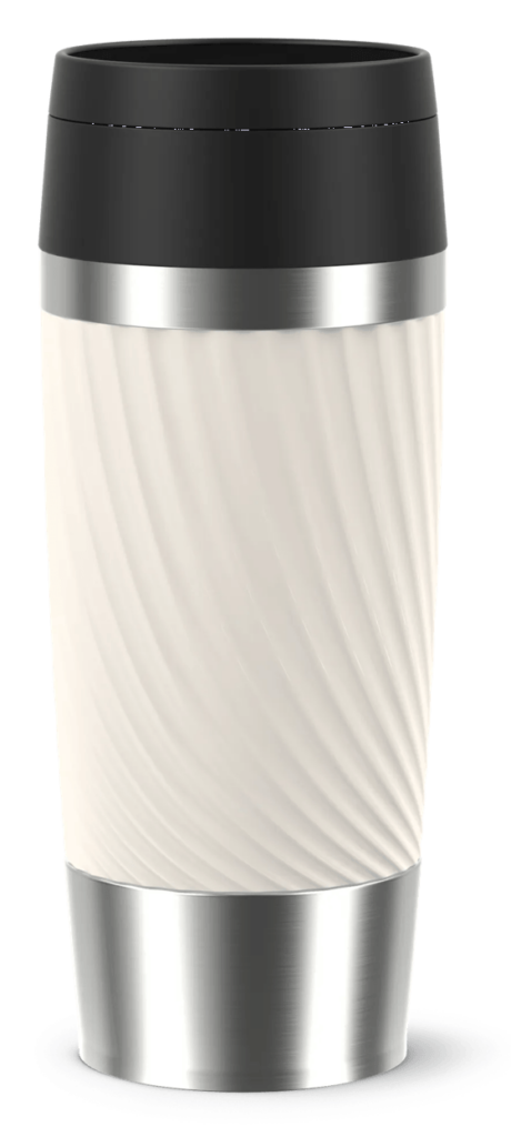 Emsa Travel Twist Mug Cremeweiß