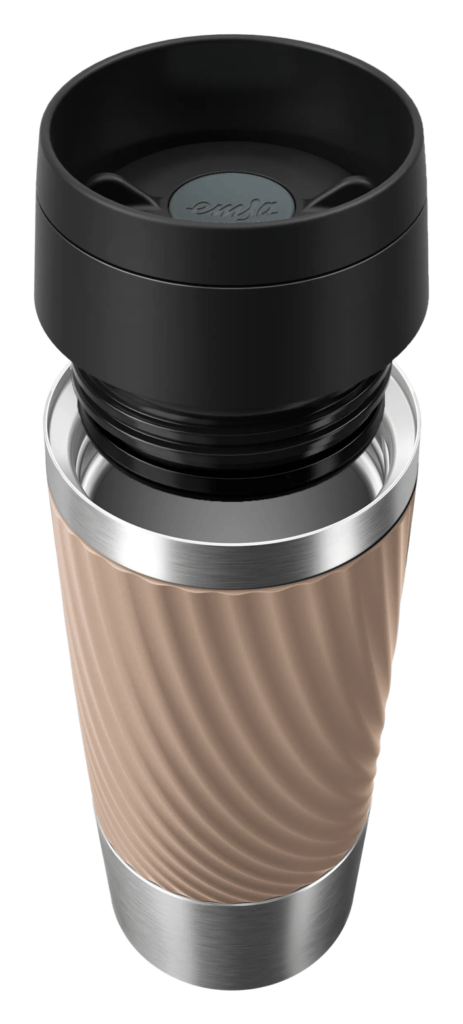 Emsa Travel Twist Mug Nussbraun