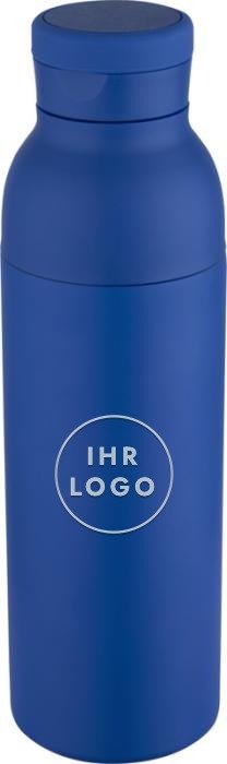 Illuminate 650 ml Isolierflasche in Royalblau, gravierbar mit Firmenlogo