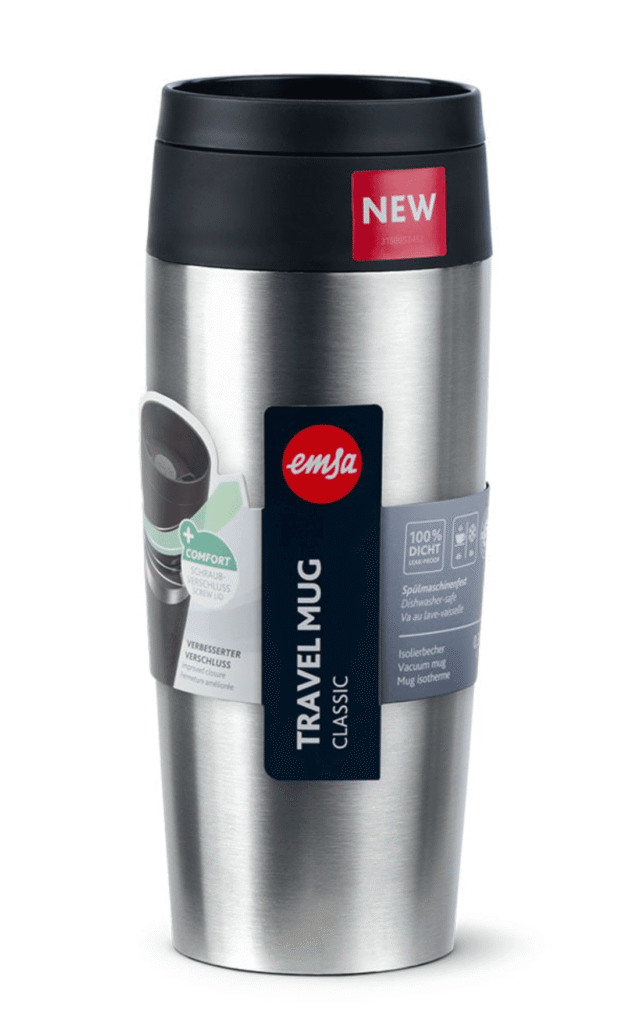 Emsa Travel Mug Classic Edelstahl Edelstahl