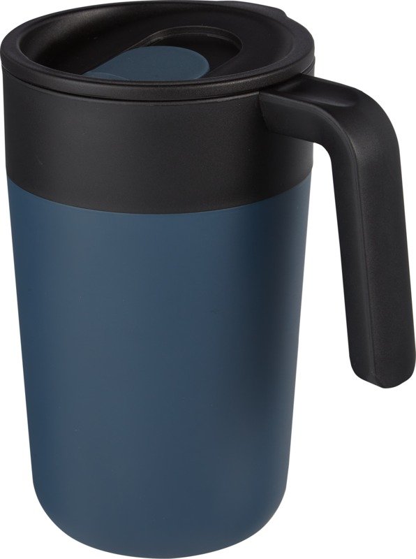 Nordia 400 ml Thermobecher mit Henkel Dunkelblau