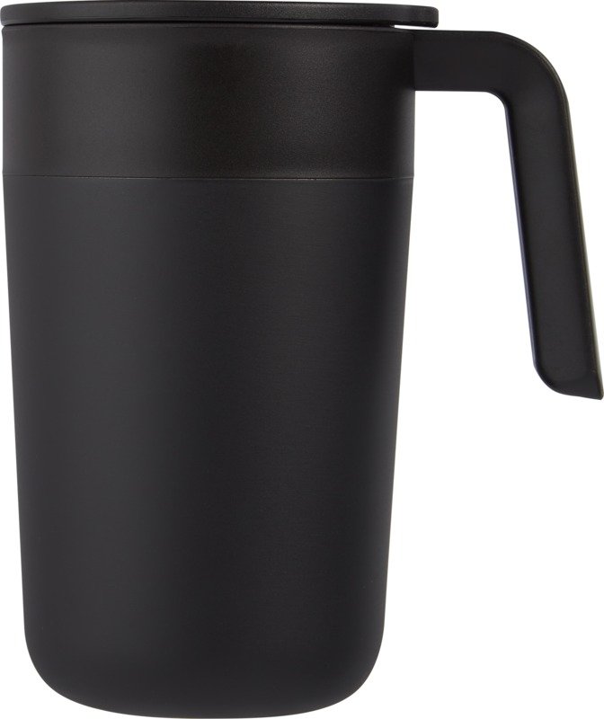 Nordia 400 ml Thermobecher mit Henkel Schwarz