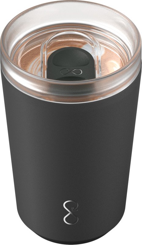 Ocean Bottle Tumbler 350 ml in Schwarz, gravierbar mit Firmenlogo