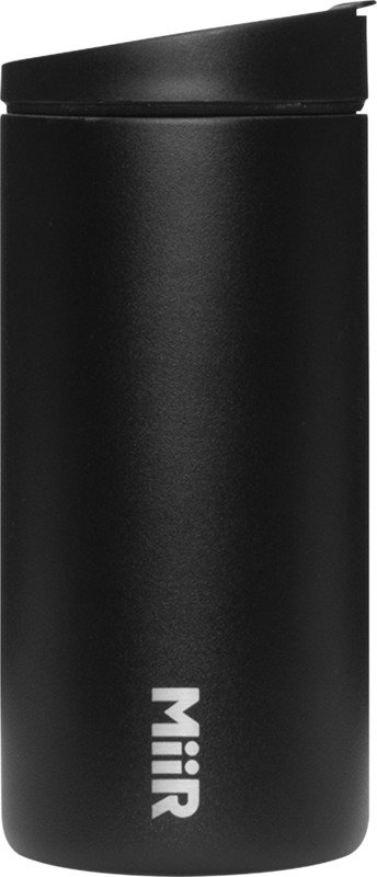 MiiR Flip Traveler 354 ml in Schwarz, gravierbar mit Firmenlogo