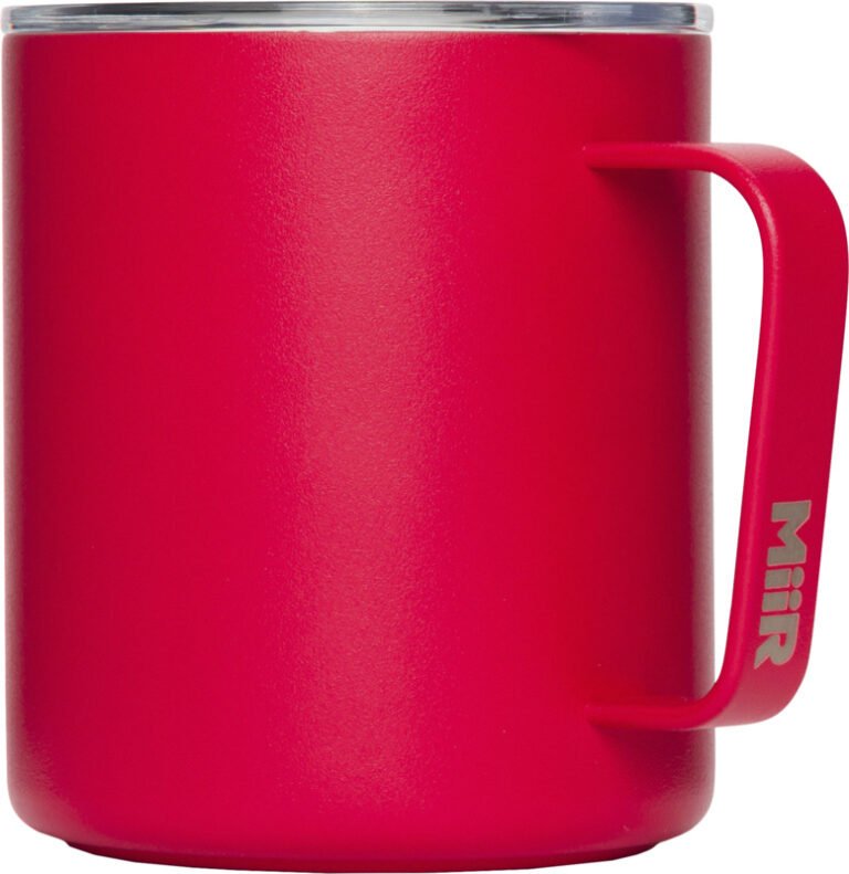 MiiR Campingbecher 354 ml in Rot, gravierbar mit Firmenlogo