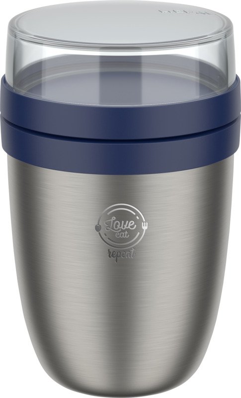 Mepal Thermo-Lunchpot Ellipse in Vivid Blau, gravierbar mit Firmenlogo