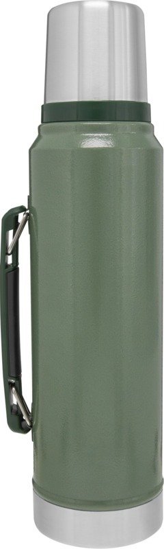 Stanley Thermoskanne 1l Classic Hammertone Grün