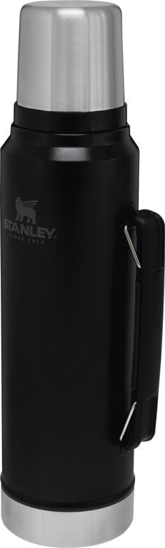 Stanley Thermoskanne 1l Classic Mattschwarz