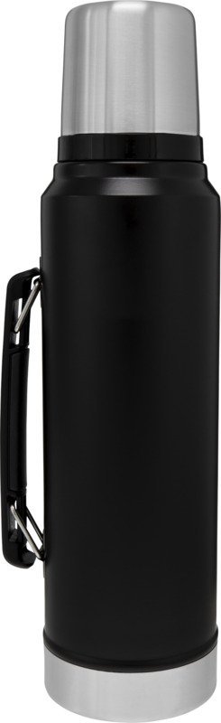 Stanley Thermoskanne 1l Classic Mattschwarz