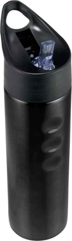 Trixie 750 ml Sportflasche Edelstahl Schwarz