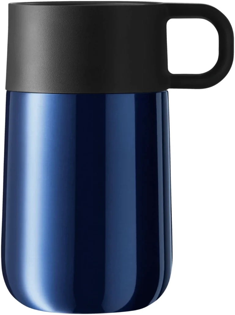 WMF Thermobecher Impulse Travel Mug 0,3 l in Mitternachtsblau – mit Logo gravierbar